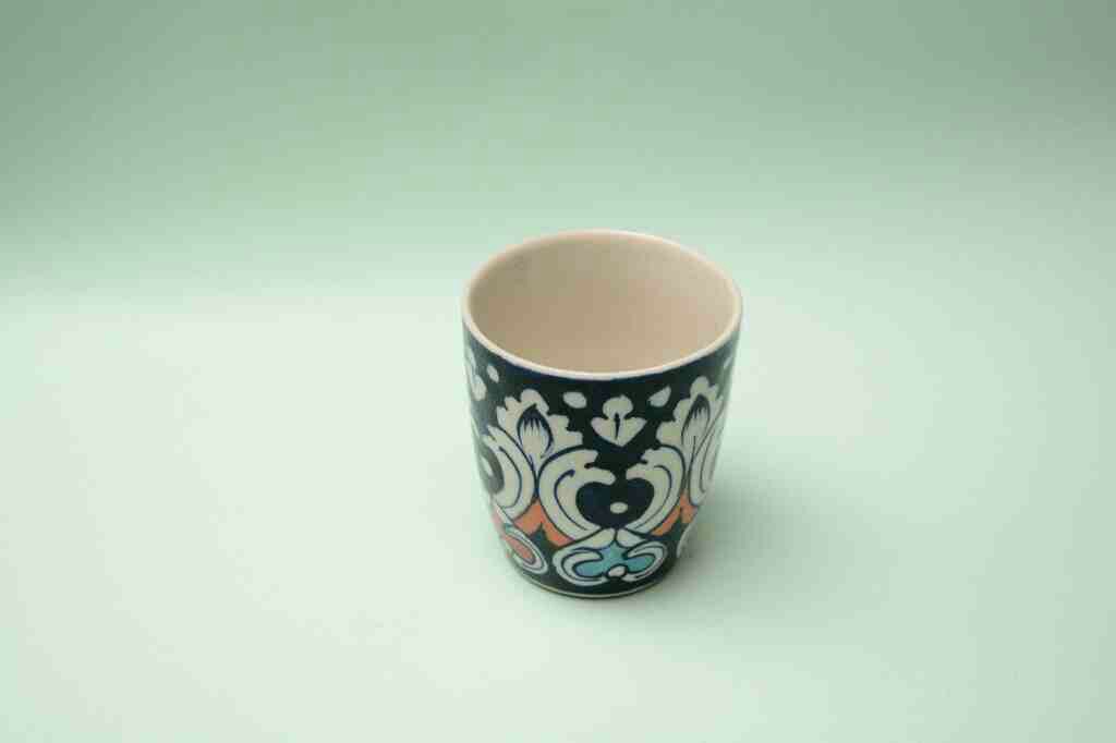  Blue pottery Glass - Duplicate IMG # 1