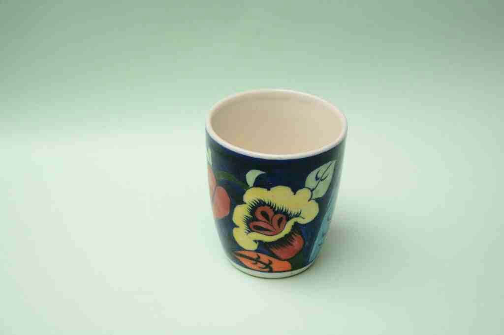  Blue pottery Glass - Duplicate IMG # 1