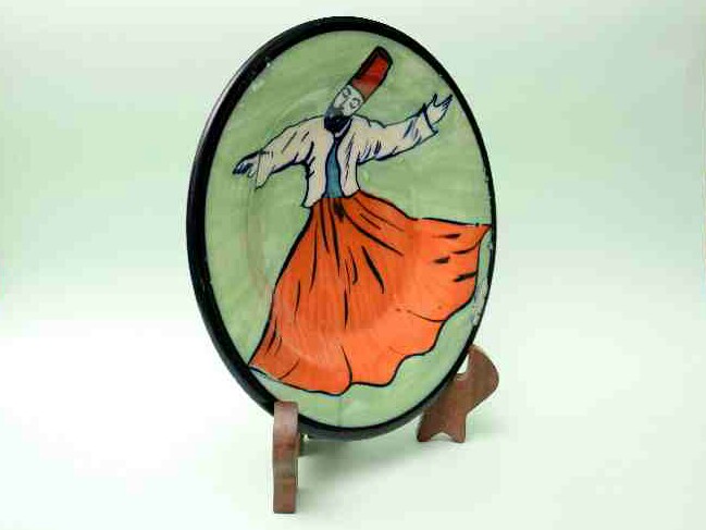  Blue pottery Decorative art Plate - Duplicate IMG # 1