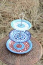 Blue Pottery Dry fruit serving tray - Duplicate IMG # 1