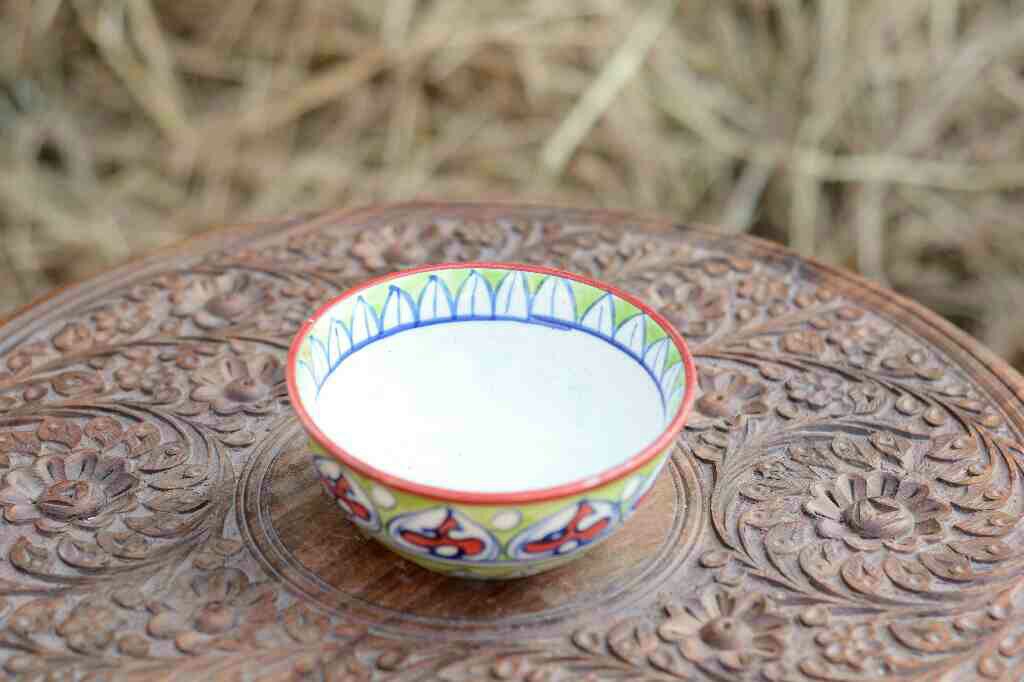 Blue Pottery Deep Bowl - Duplicate IMG # 1