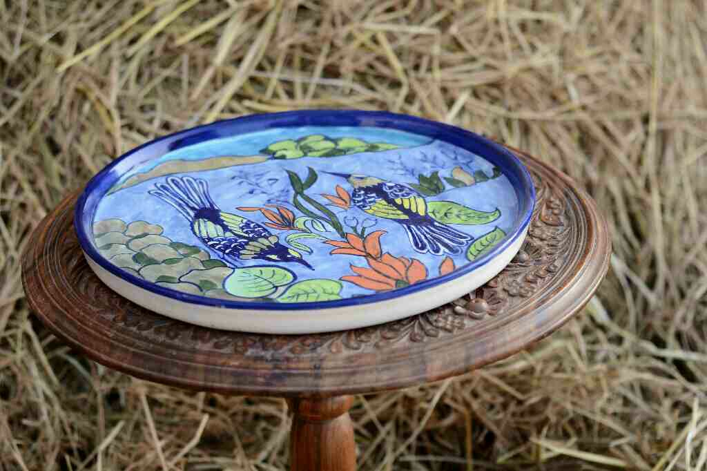 Blue pottery bowl - Duplicate IMG # 1