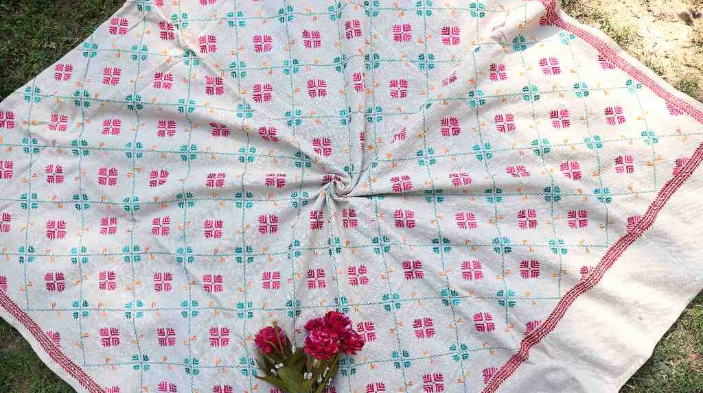 Embroidered Phulkari Shawl IMG # 1