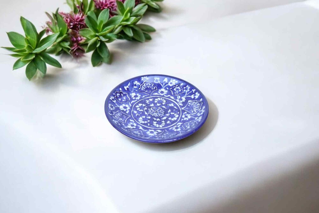 Blue Pottery Quarter Plate