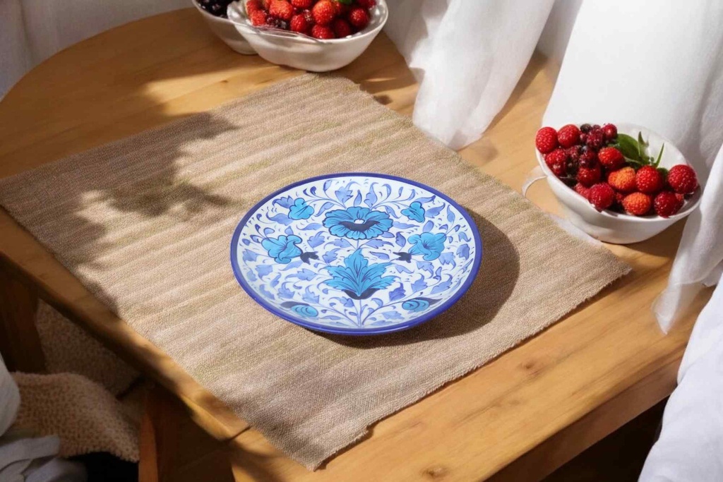 Blue Pottery Quarter Plate