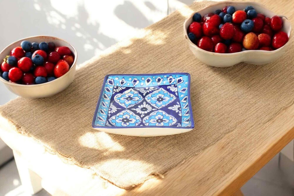 Blue Pottery full Plate