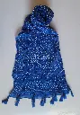[VC-RK00029] Royal Blue Hand-Knotted Chunri Dupatta Pure Lawn Fabric.webp
