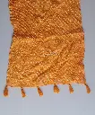 [VC-RK00014] Hand Knotted Chunri Stole Orange Colour – Pure Lawn Grace.webp