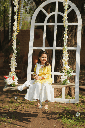 Extra image for Yellow Kurta  Gharara Outfit