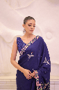 Extra image for Royal Plum Elegance Saree