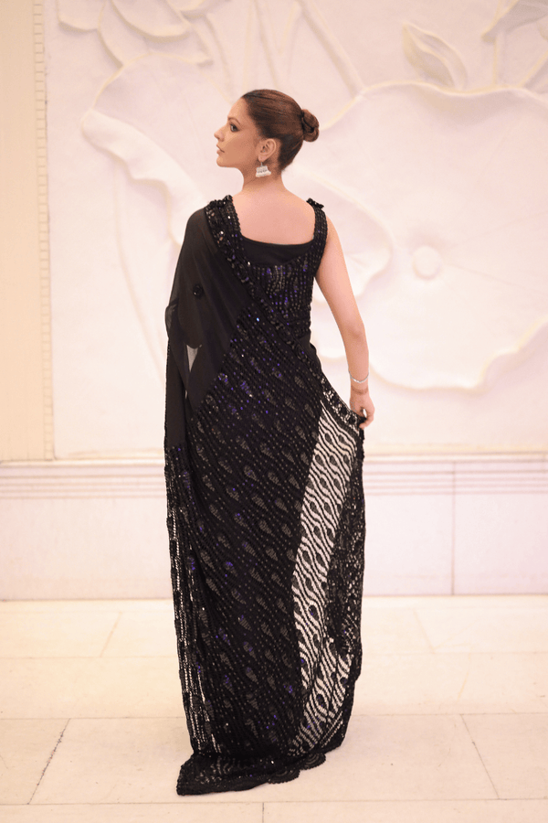 Extra image for Noir Majesty Saree