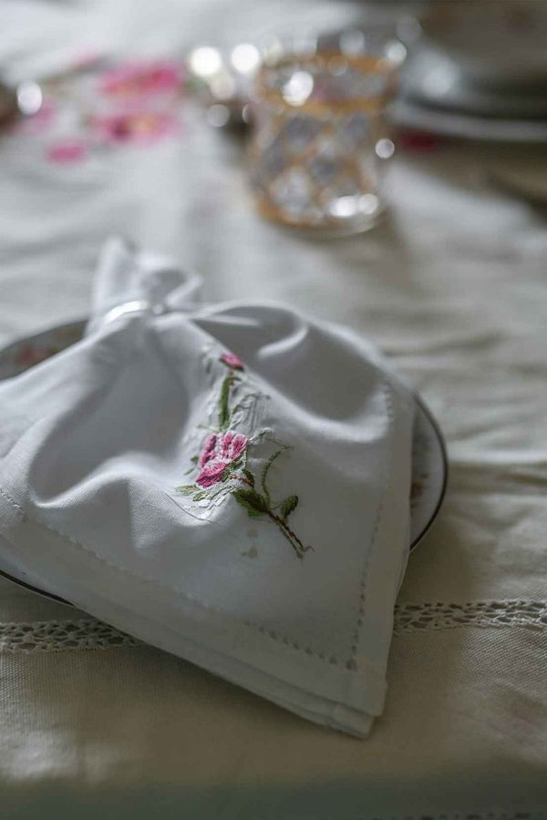 Extra image for Crochet with Tarkashi Dining Table Cover