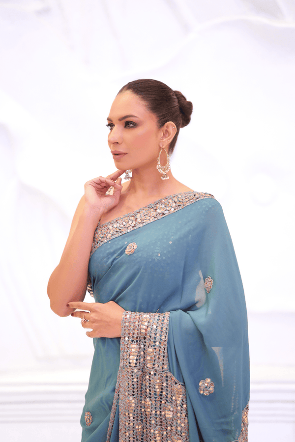 Extra image for Azure Royale Saree