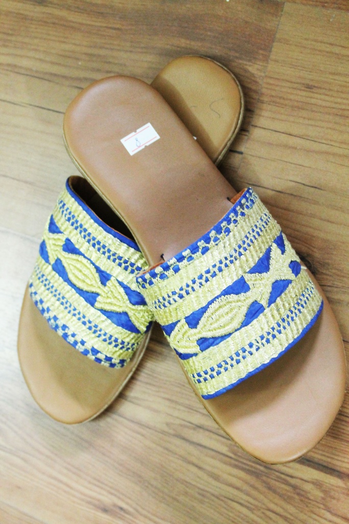 handmade afghan tilla work chappal IMG # 4869