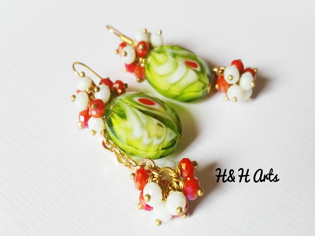 Handmade Cluster Earring
