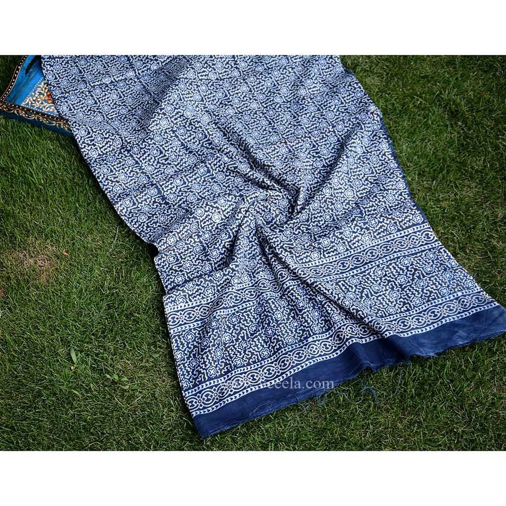 Sindhi Ajrak Shirt Piece