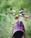 Hand Painted Leather Khussa