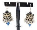 Handmade Beaded Jhumkis