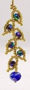 Stylish leaves beaded earrings IMG # 1