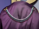 Swarovski 3 colour anklet IMG # 1
