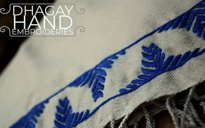Hand Embroidered Pashmina Stole IMG # 1