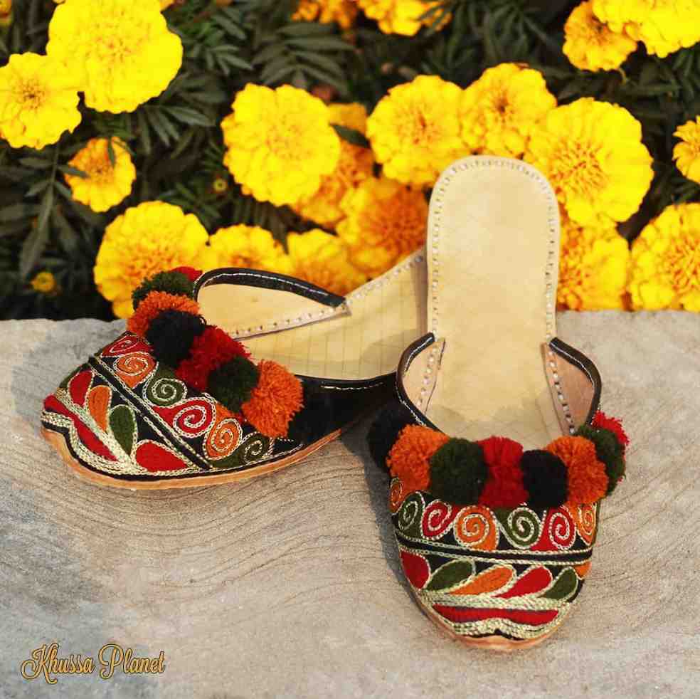 Handcrafted Cutwork Khussa - Duplicate IMG # 1