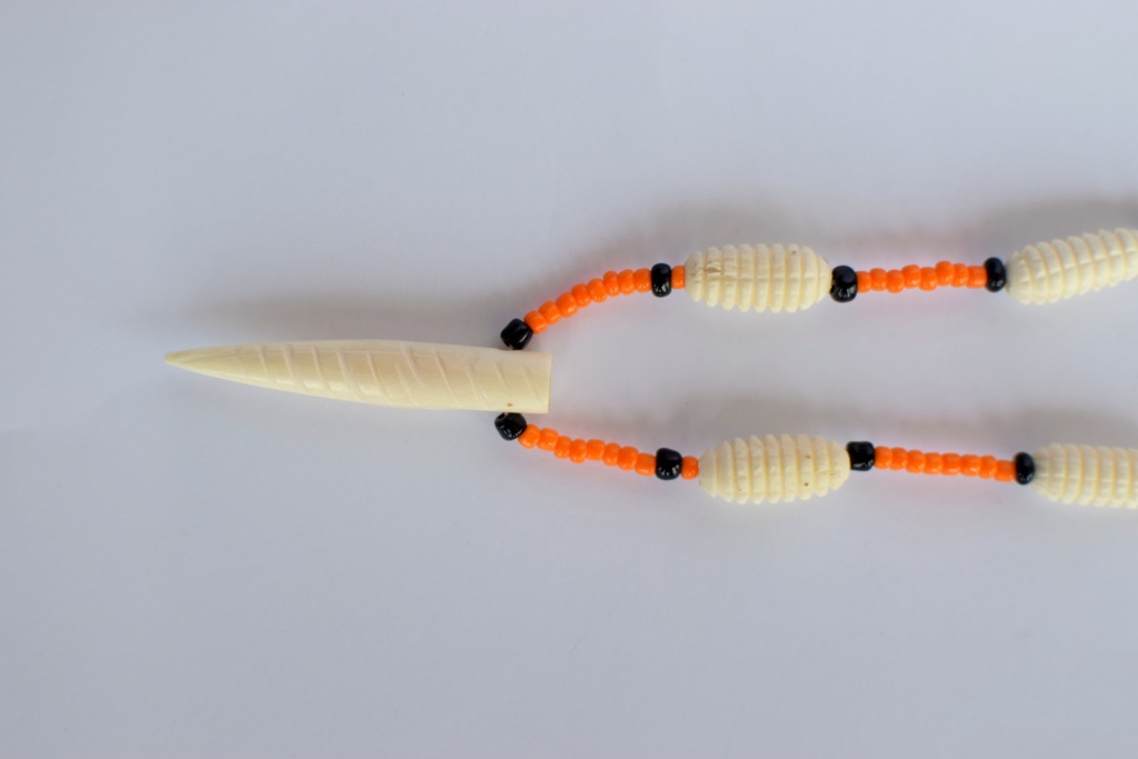 Camel Bone Beads Necklace IMG # 9888