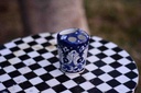 Blue pottery Pen holder / Brush holder  - Duplicate IMG # 1