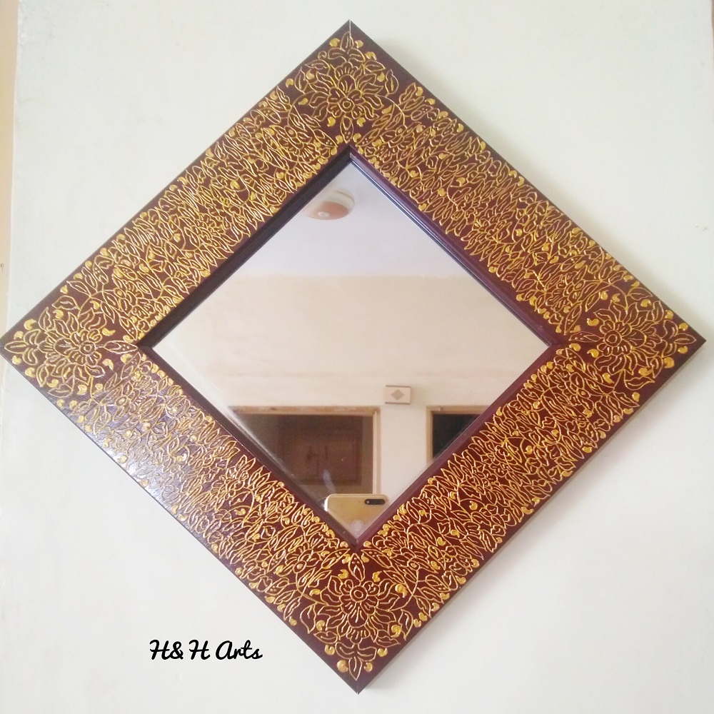 Hand Painted Mirror 