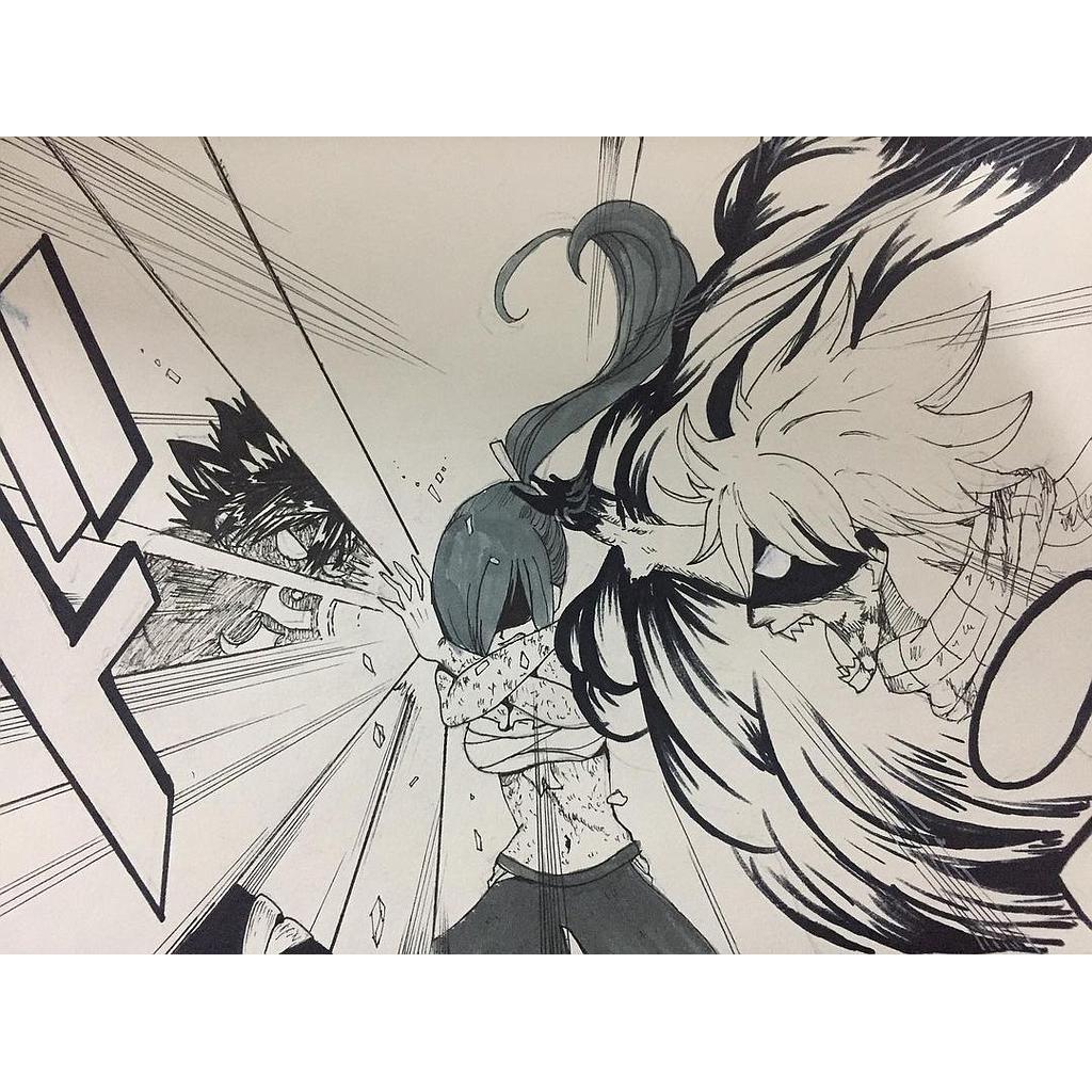Fairytail manga page replication