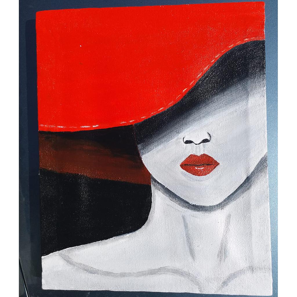 Lady In The Red Hat