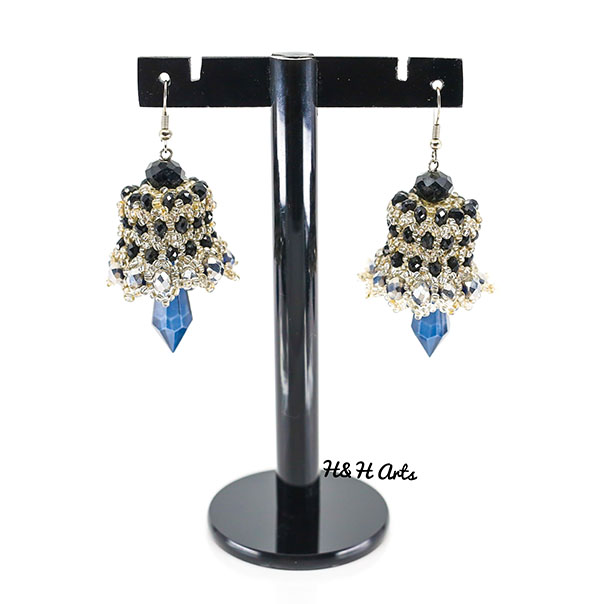 Handmade Beaded Jhumkis