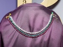 Swarovski 3 colour anklet