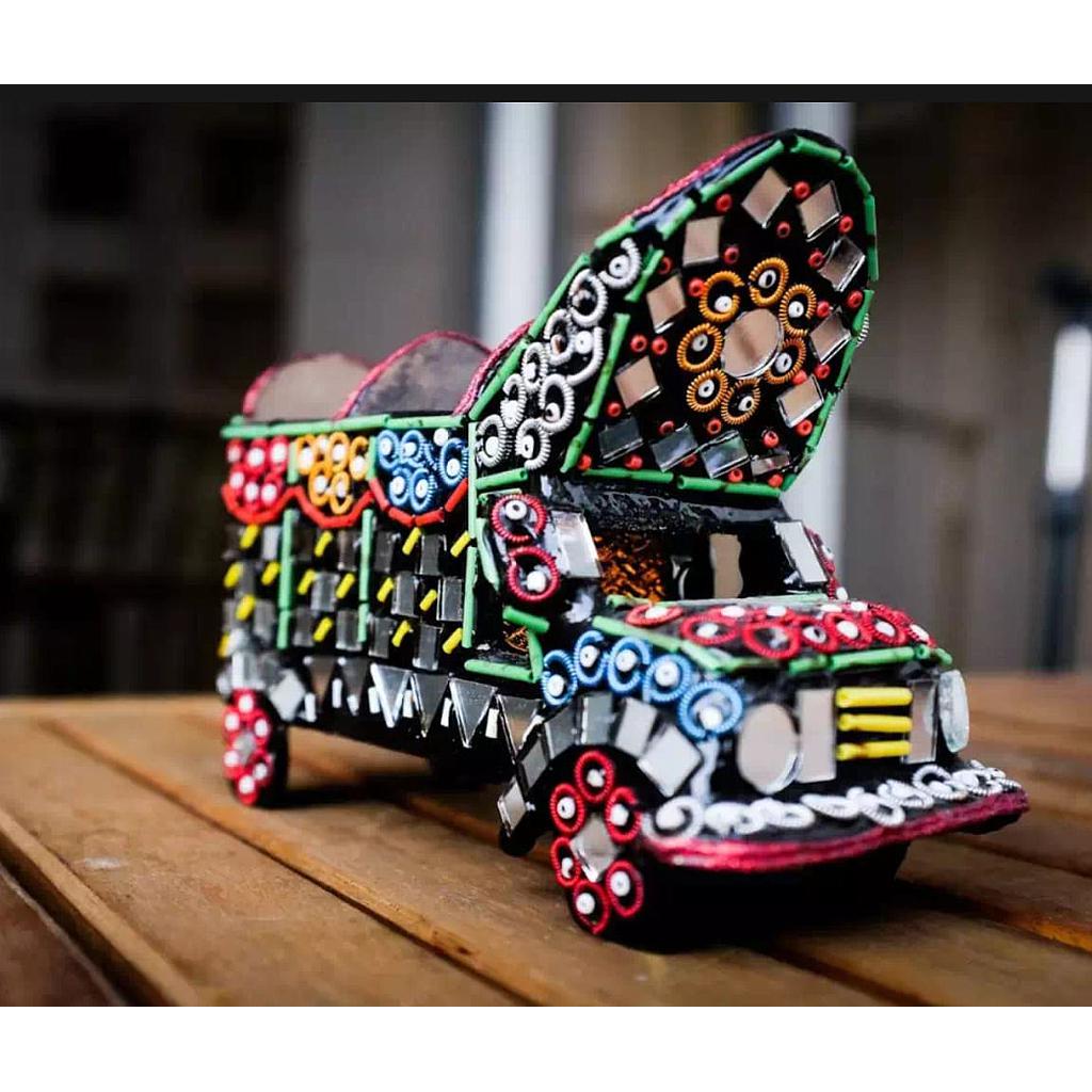 Truck with glass work