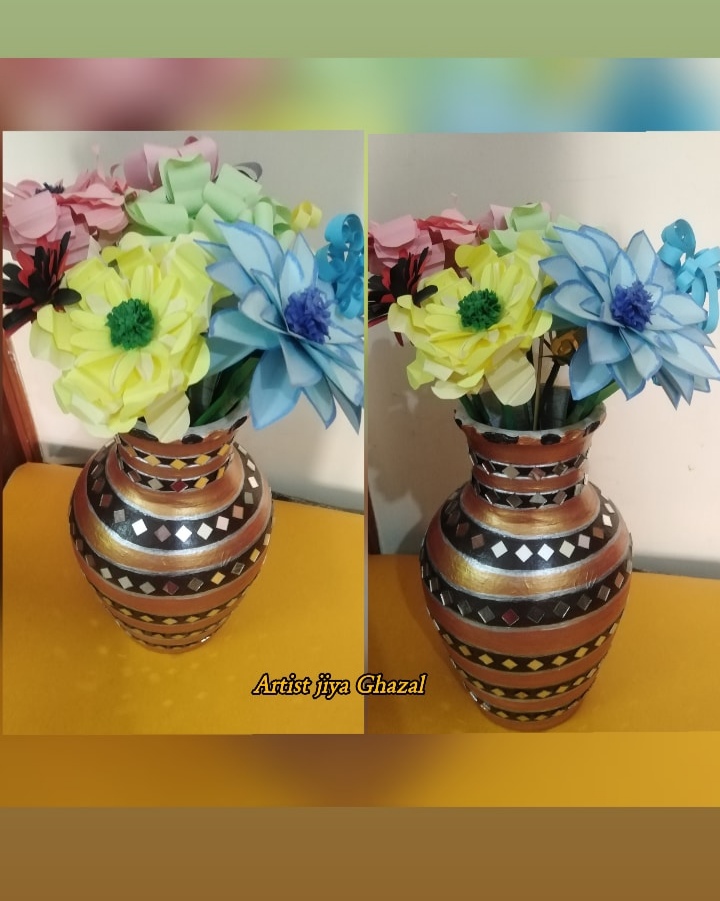 Unique Mosaic flower's Pot