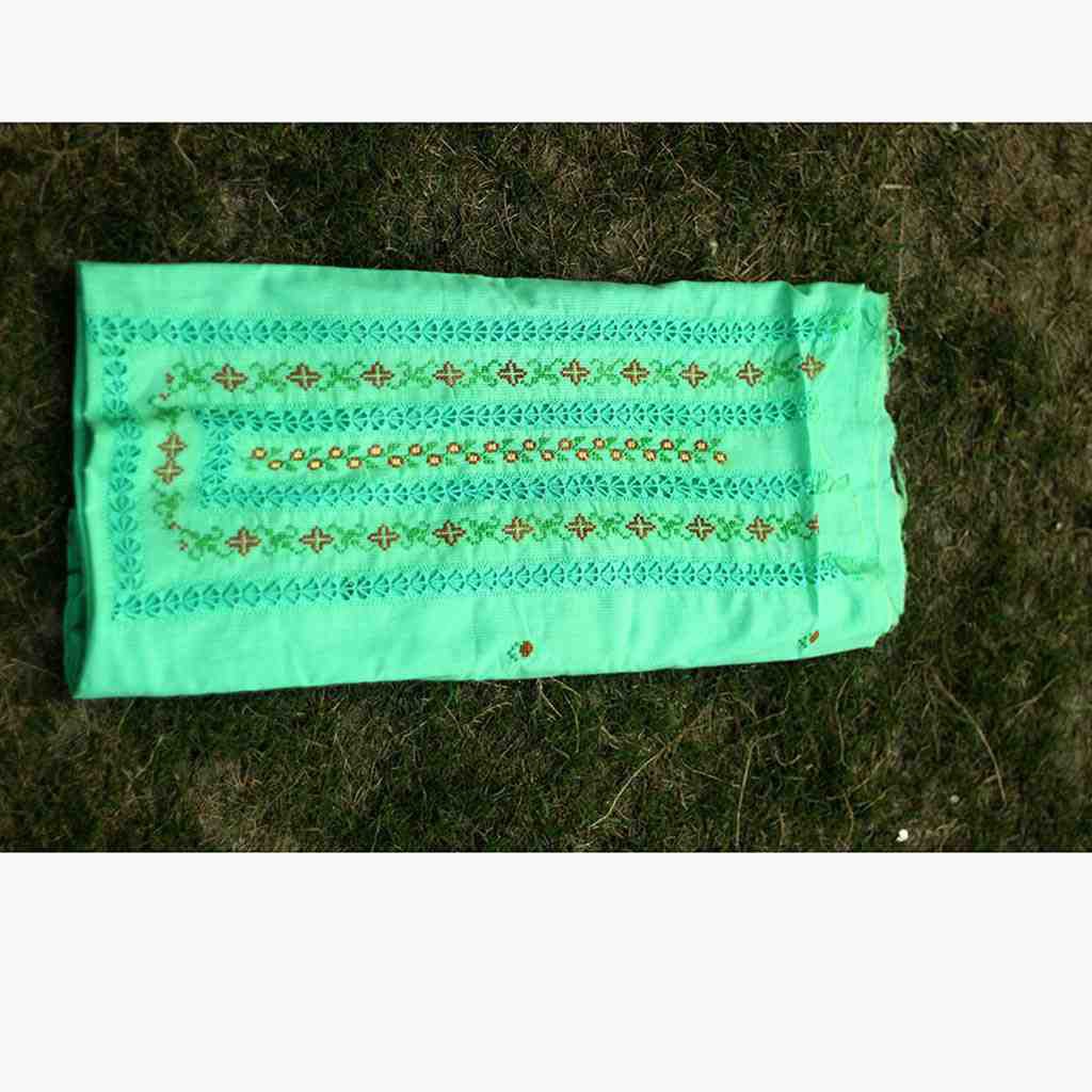Apple Green Unstitched Fabric