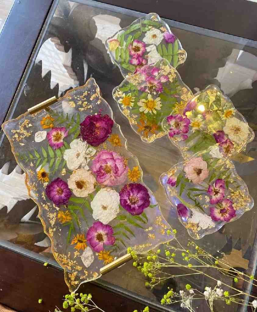 Resin Tray and Coasters