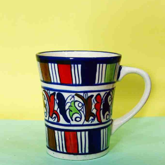 Blue Pottery Mug 