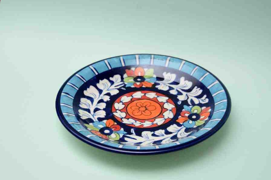 Blue Pottery Quarter Plate