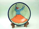 Blue Pottery Decorative Art Plate