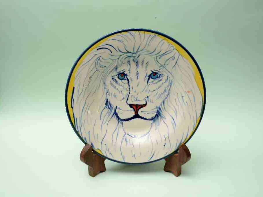 Blue Pottery Decorative Art Plate