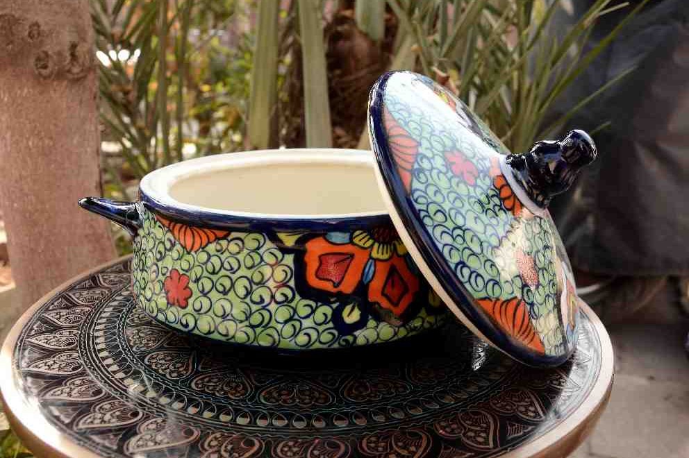 Blue Pottery Handi