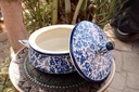 Blue Pottery Handi