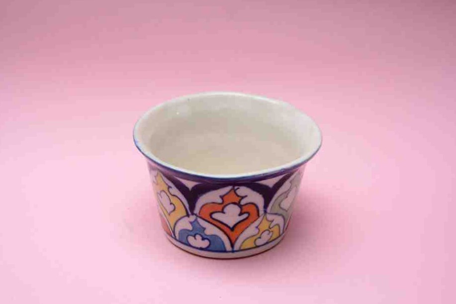 Blue Pottery Small Planter