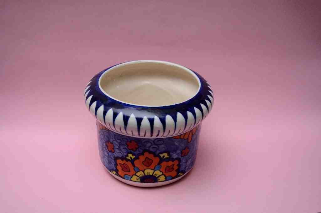 Blue Pottery Medium Flower Vase