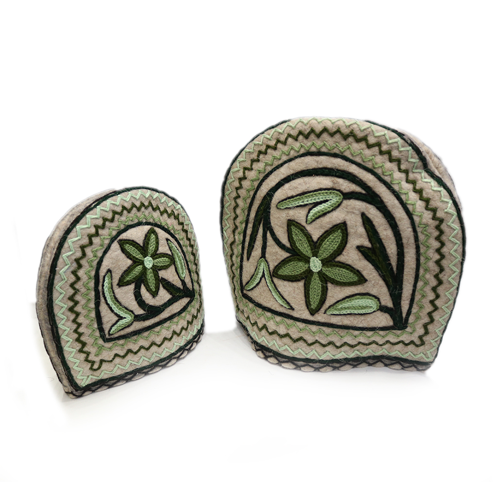 Hand Embroidery Tea Cozy set