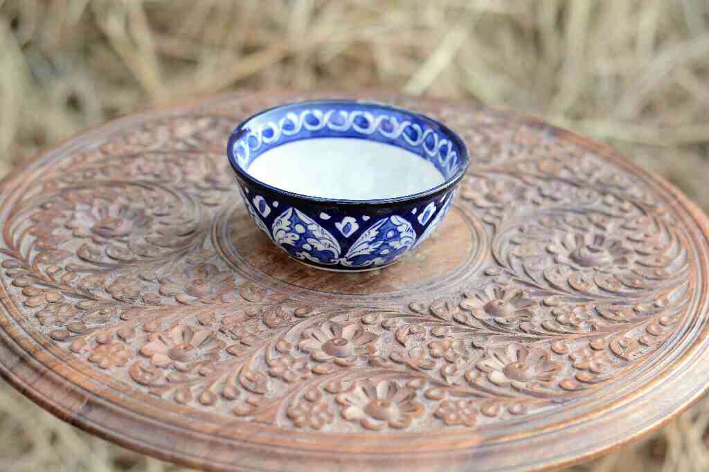Blue Pottery Deep Bowl