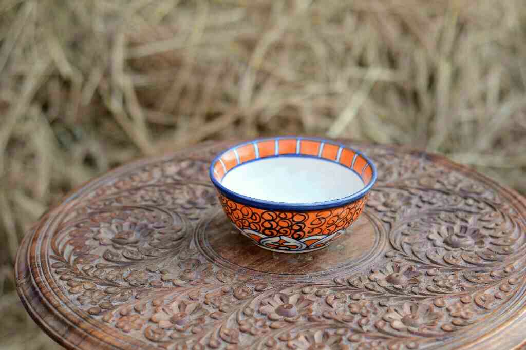 Blue Pottery Deep Bowl