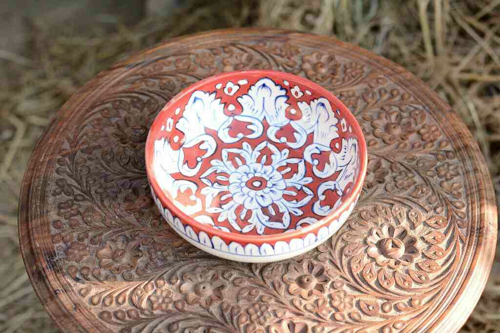 Blue Pottery Bowl