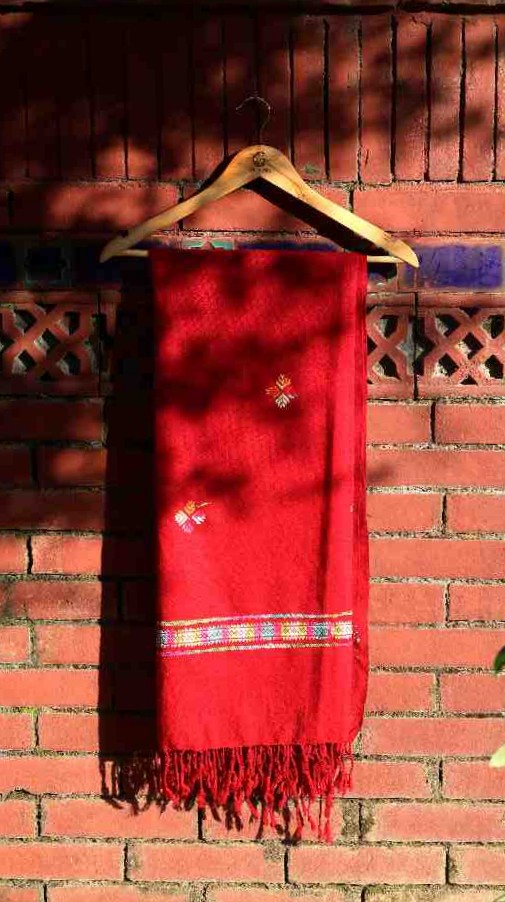 Embroidered Phulkari Shawl